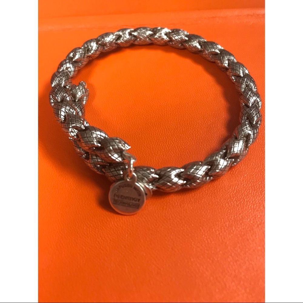 ALEX&ANI VINTAGE 66 SILVR EXPANDABLE WRAP BRACELET